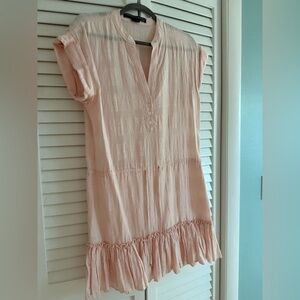 Veronica Beard Hanne Dress Blush Pink Size Medium